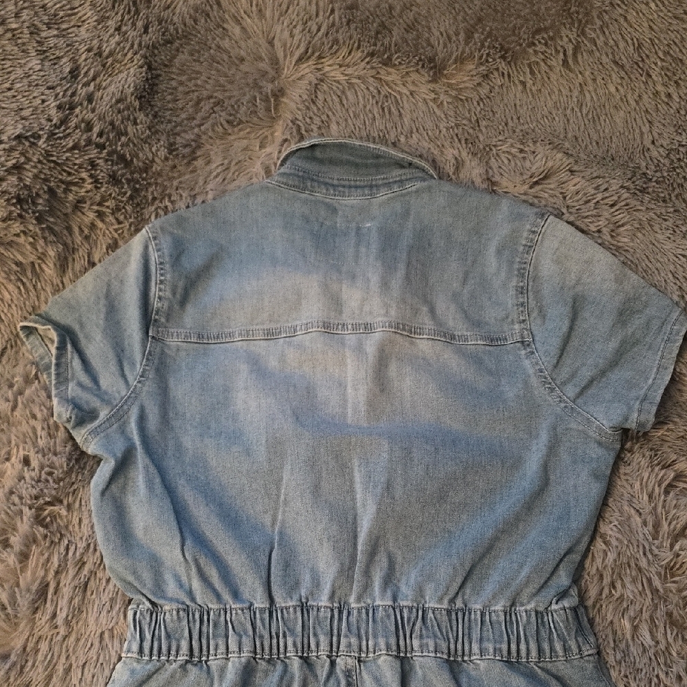Celebrity Pink Denim Jumpsuit - Blue - Picture 6 of 8